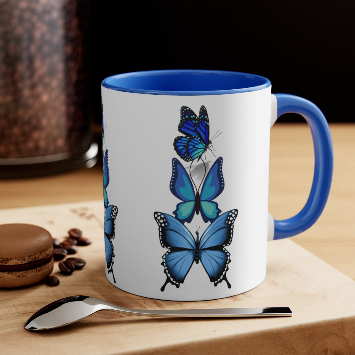 UNIQUE DESIGNER BUTTERFLY TOWER COFFEE MUG 11 OZ