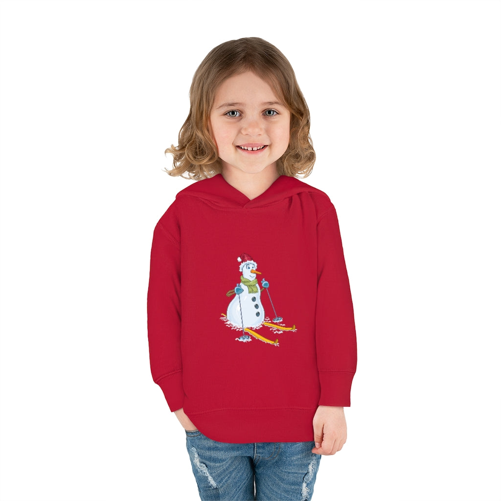 TODDLER SNOWMAN PULLOVER FLEECE HOODIE