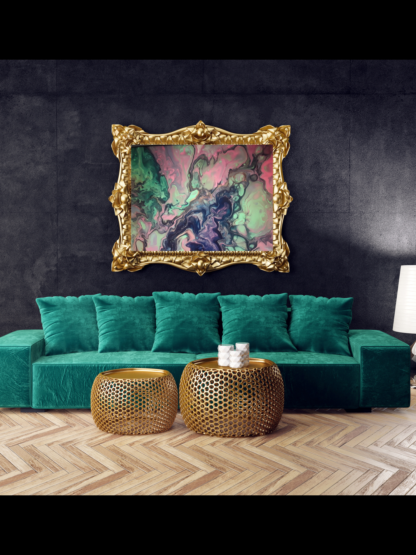 Pinkish Marble Printable Abstract Art