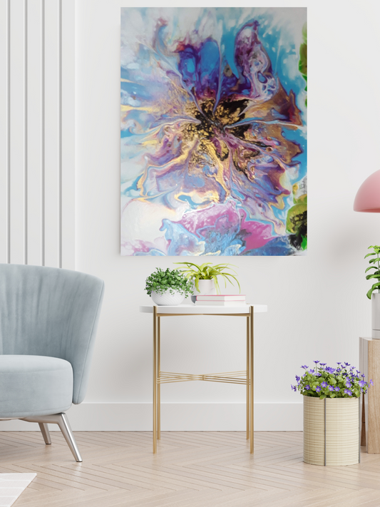 Abstract Floral Arts | Floral Print Wall Arts | Artzira