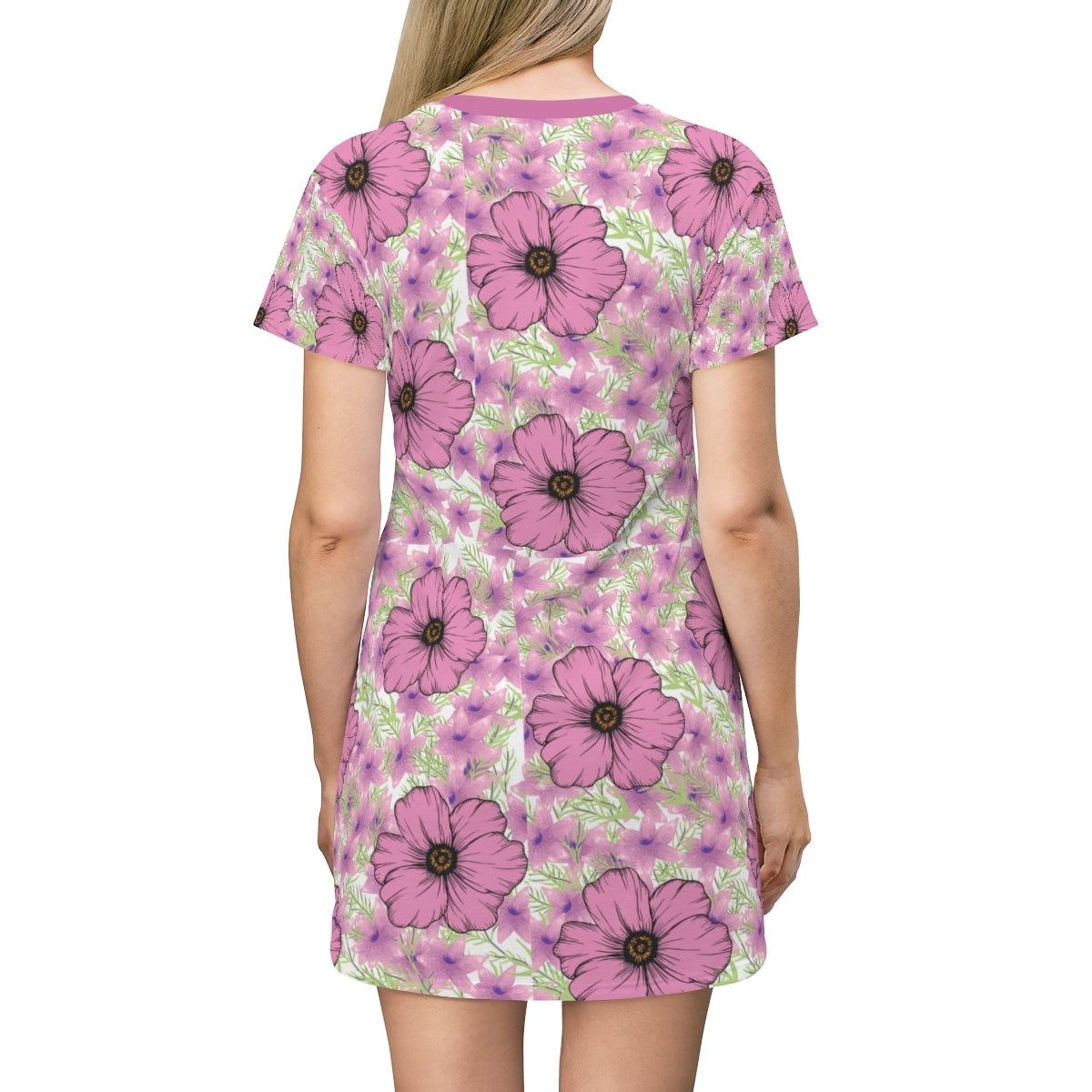 All Over Print T-Shirt Dress