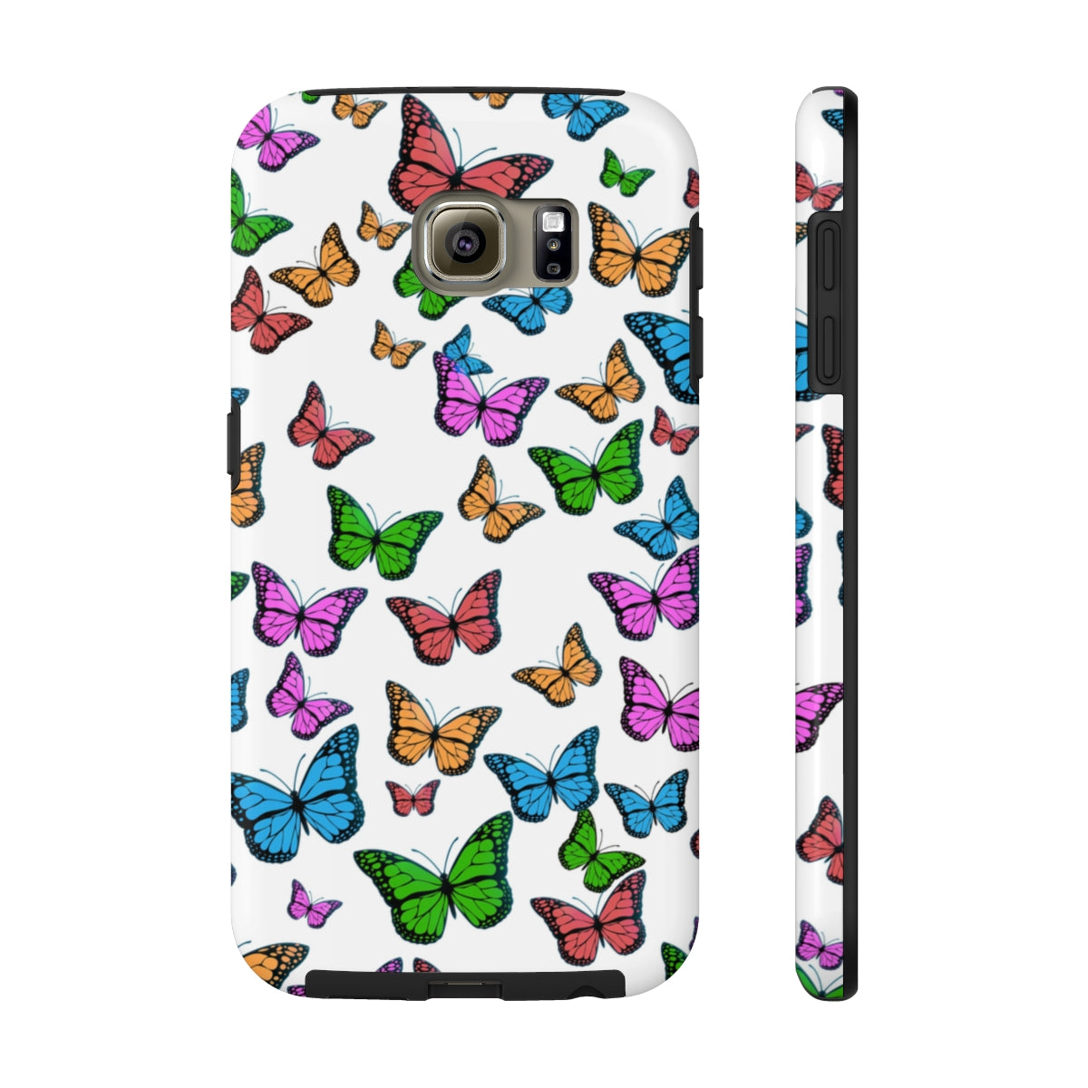 BUTTERFLY TOUGH PHONE CASE FOR I PHONE 14 AND ALL OTHER I PHONES AND SAMSUNG, KIDS I PHONE CASE, TEENS AND GIRLS PHONE CASES