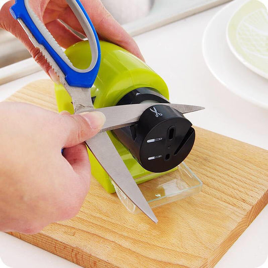 Electric Sharpener Kitchen Fruit Knife Scissors Quick