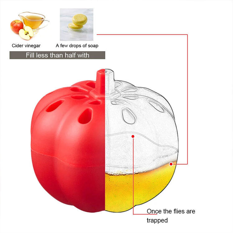Small Pumpkin Fruit Fly Trap Fly Insect Trap