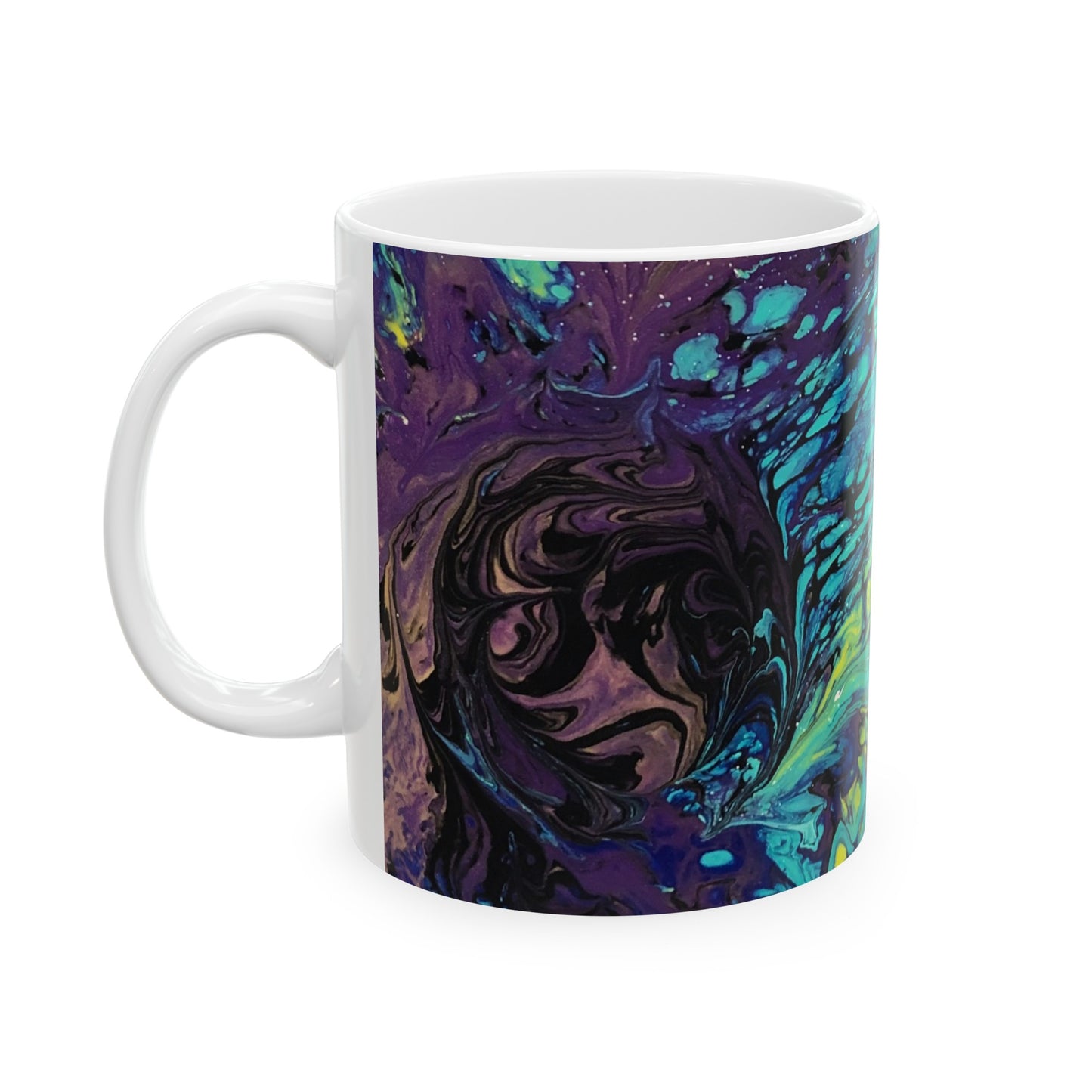 Coffee Mug-Designer Unique Abstract Artwork Accent Ceramic Mug
