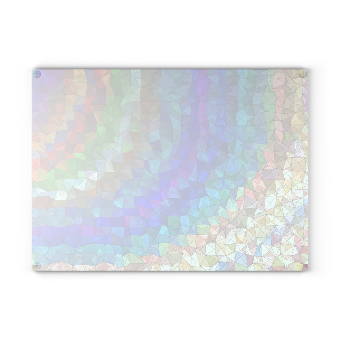 ARTZIRA DESIGNER Glass Cutting Board-Colorful Geometric Wave Design -2 Sizes