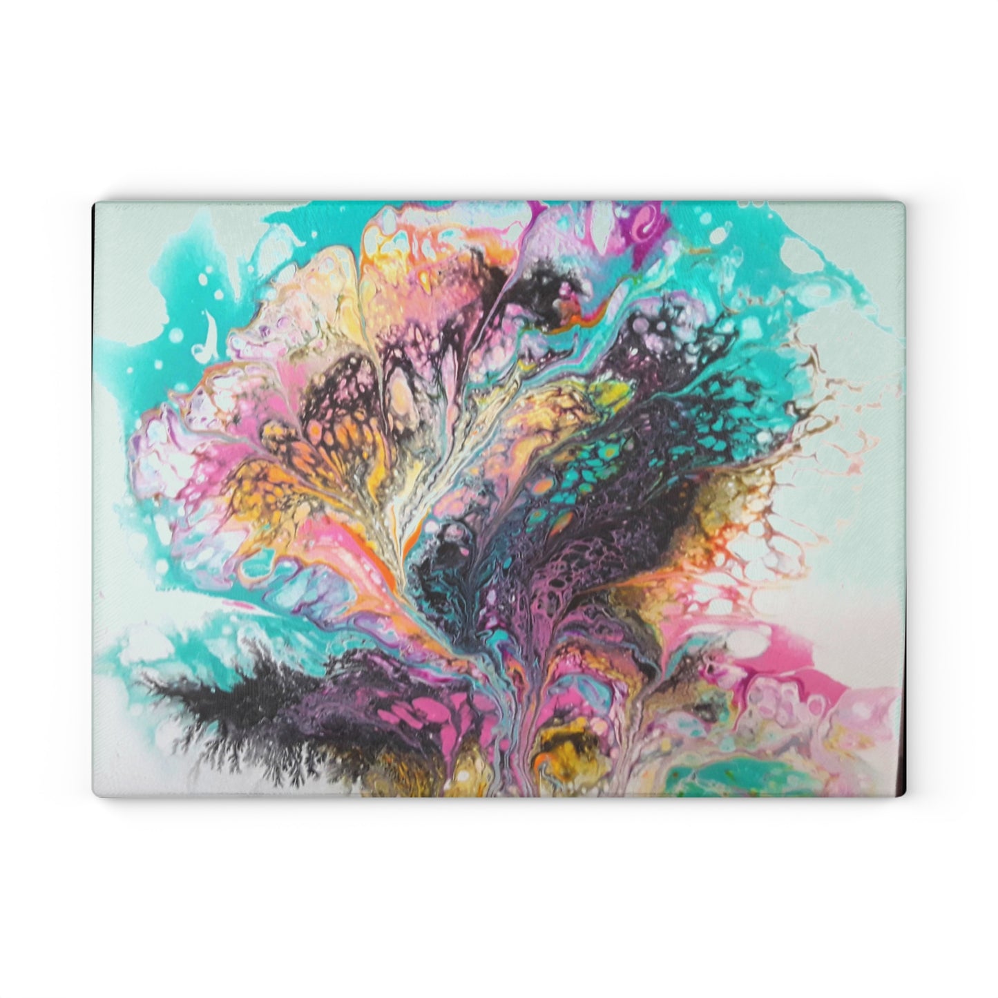 ARTZIRA DESIGNER Glass Cutting Board-Abstract Art Print Design -2 Sizes