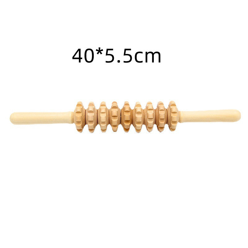 3pcs Wooden Anti-Cellulite Massage Tool Hand Roller