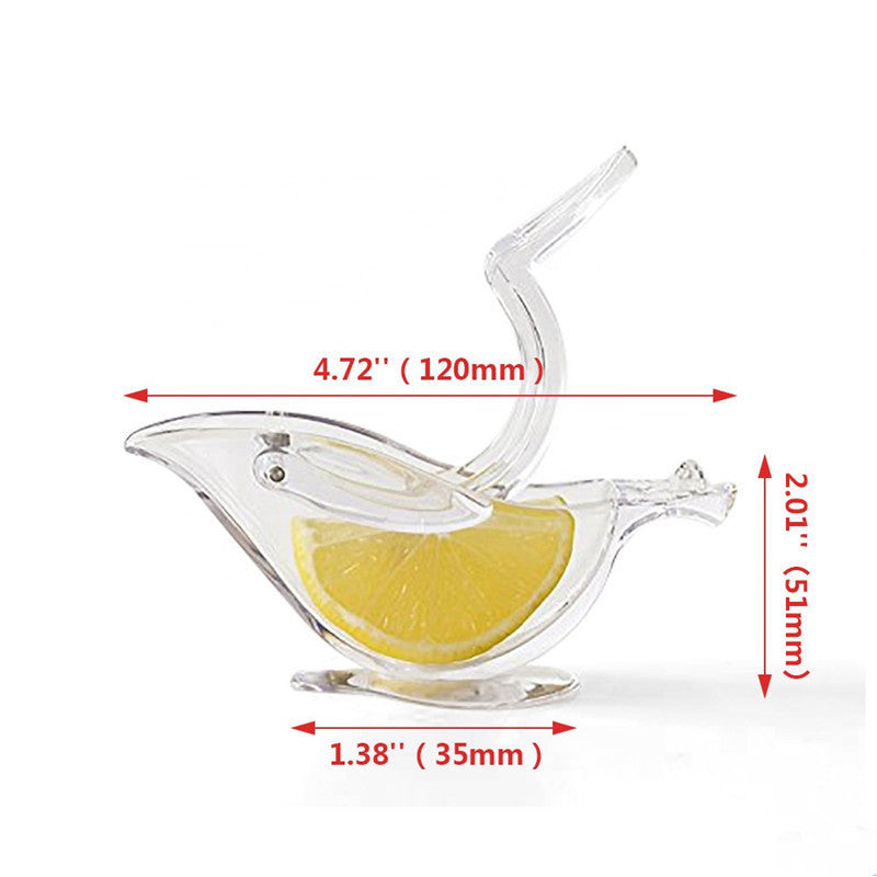 Household Acrylic Manual Transparent Lemon Squeezer