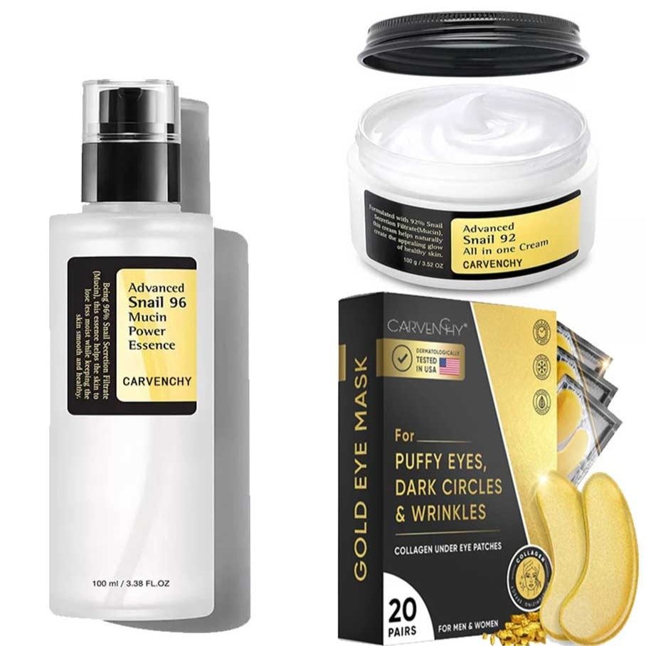 Snail Mucin Set for antiaging, skin brightening, firming and moisturizing