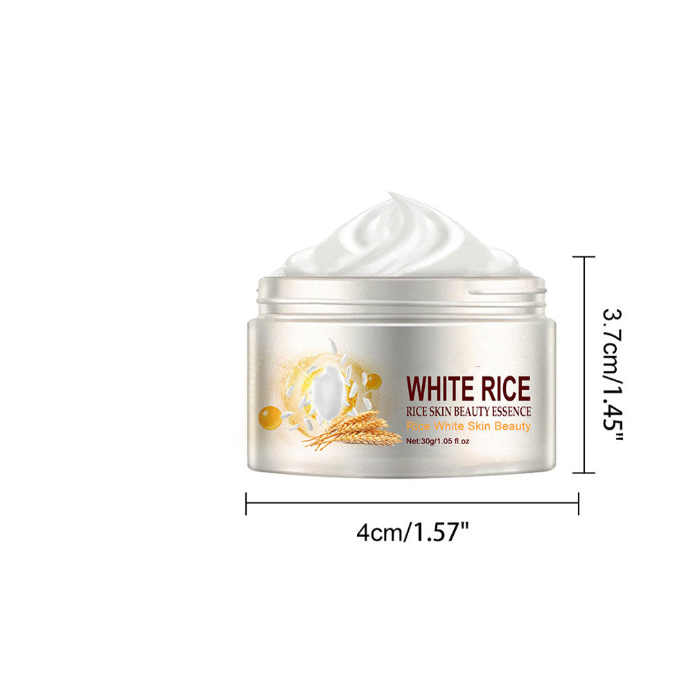 White Rice Skin Rejuvenation Fading Wrinkle Firming Pores Acne Removing Hydrating Cream