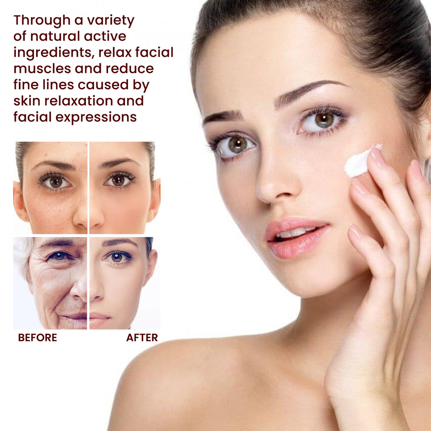 White Rice Skin Rejuvenation Fading Wrinkle Firming Pores Acne Removing Hydrating Cream