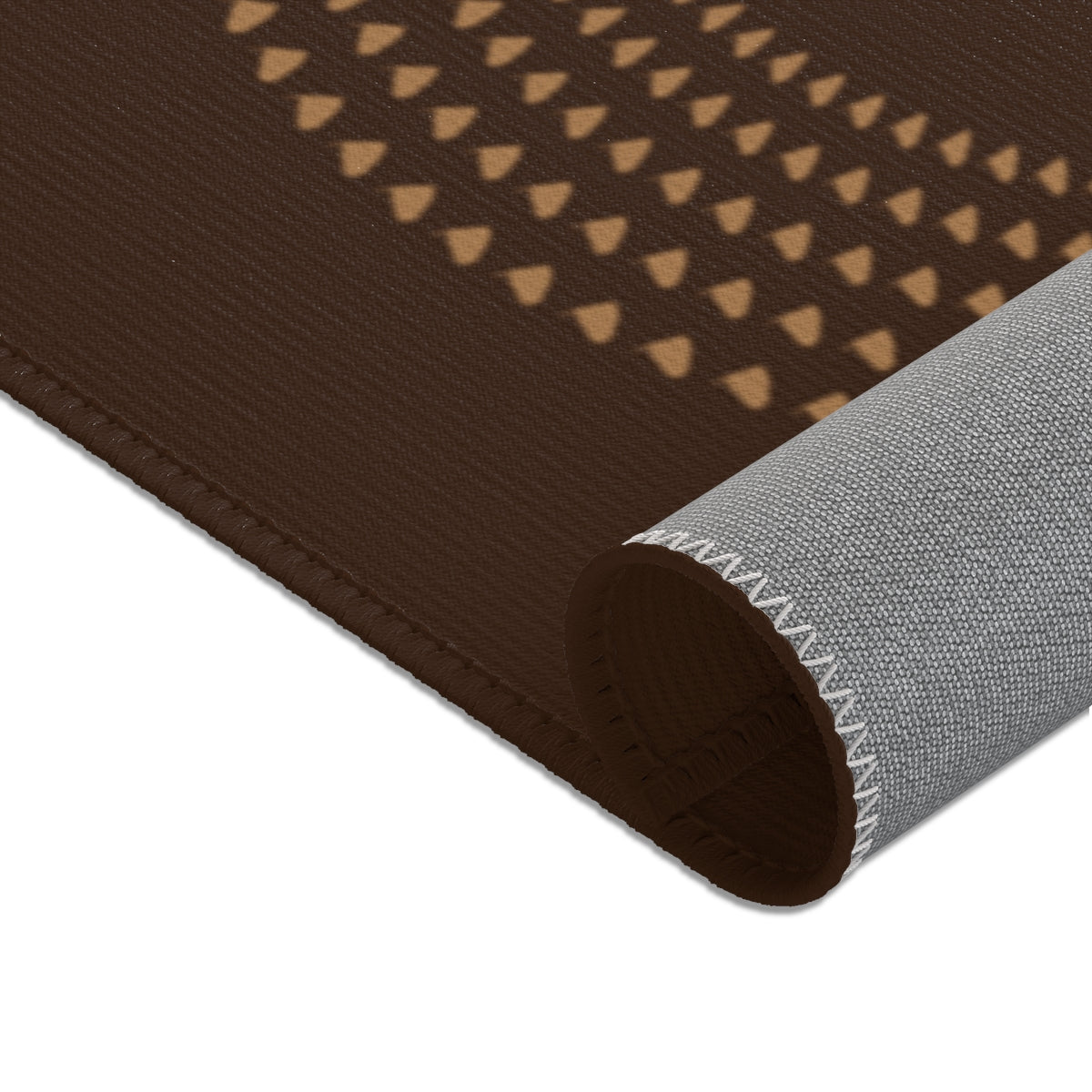 MODERN ART COFFEE BROWN AREA RUGS