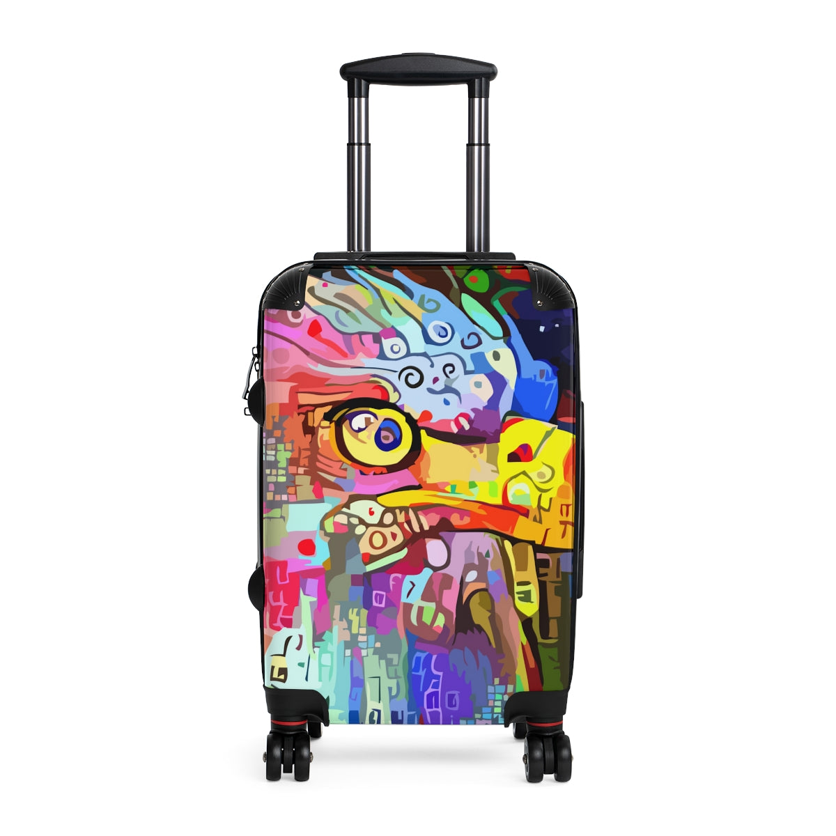 CARRY-LUGGAGE SET, EAGLE ARTWORK SUITCASES, LUGGAGE FOR BIRD LOVERS, HUNTERS AND ARTISTS