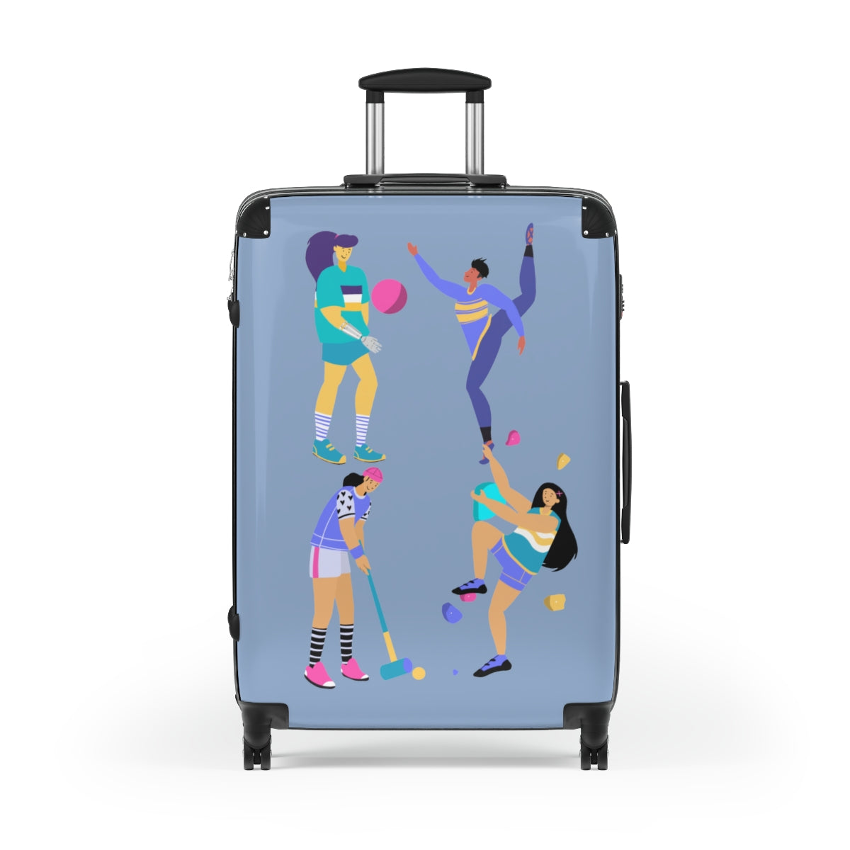 SUITCASES FOR WOMEN, Carry-on Luggage With Wheels, Spiinner, Designer Luggage By Artzira, Suitcases for Player Women