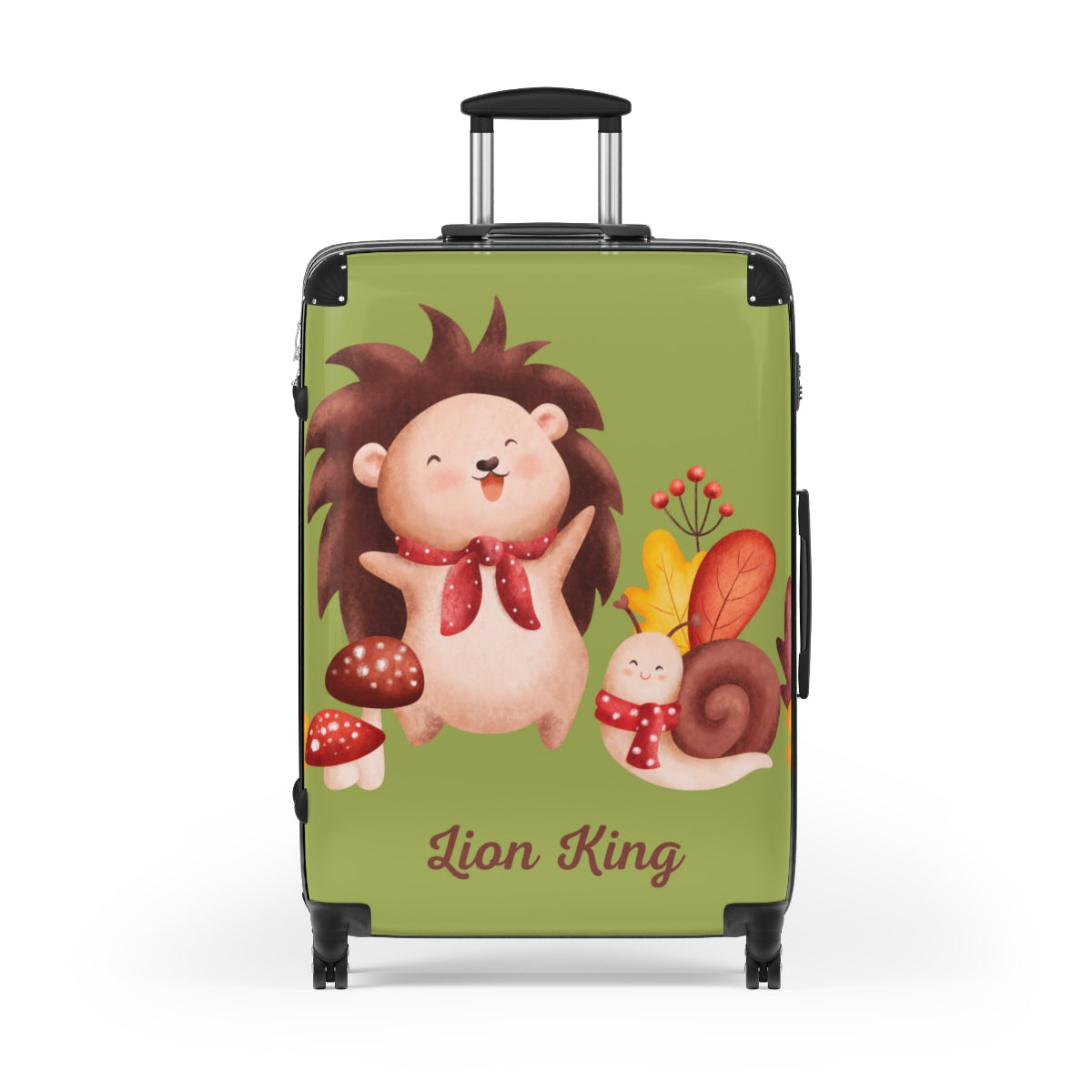 KIDS CARRY-ON Suitcases, Lion King, Boys Cabin Suitcases, Kids Luggage With Wheels, Spinner, Combination Lock | Artzira