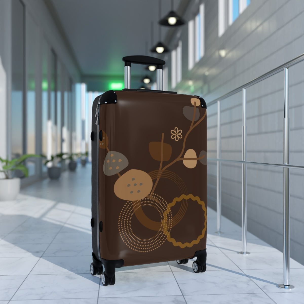 MODERN ART SUITCASES, BEST CARRY-ON, SPINNER, DOUBLE WHEELED