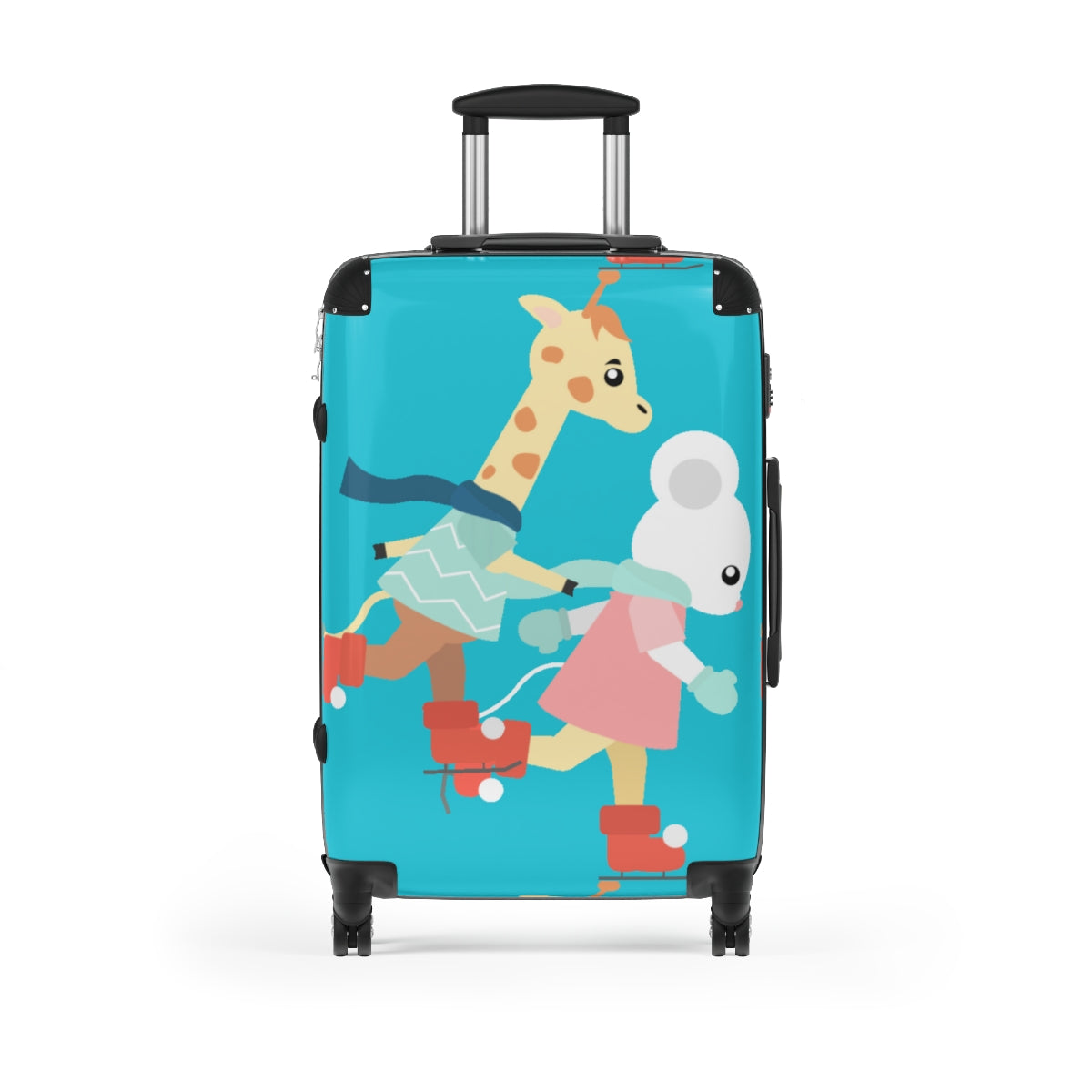 CARRY-ON FOR KIDS TEENS, CABIN SUITCASES  FOR SKATERS, SPORTSMEN, STUDENTS. LUGGAGE BY ARTZIRA, HOLIDAY BAGS, ARTISTIC DESIGNS, DOUBLE WHEELED SPINNER