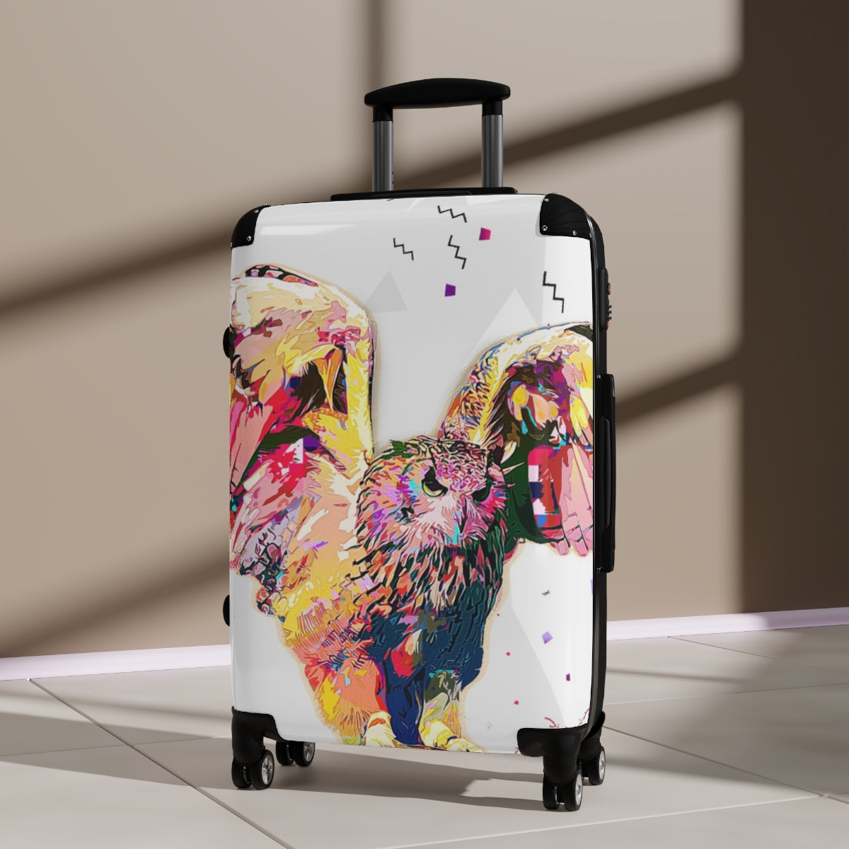 CARRY-LUGGAGE SET, EAGLE ARTWORK, LUGGAGE FOR BIRD LOVERS, HUNTERS