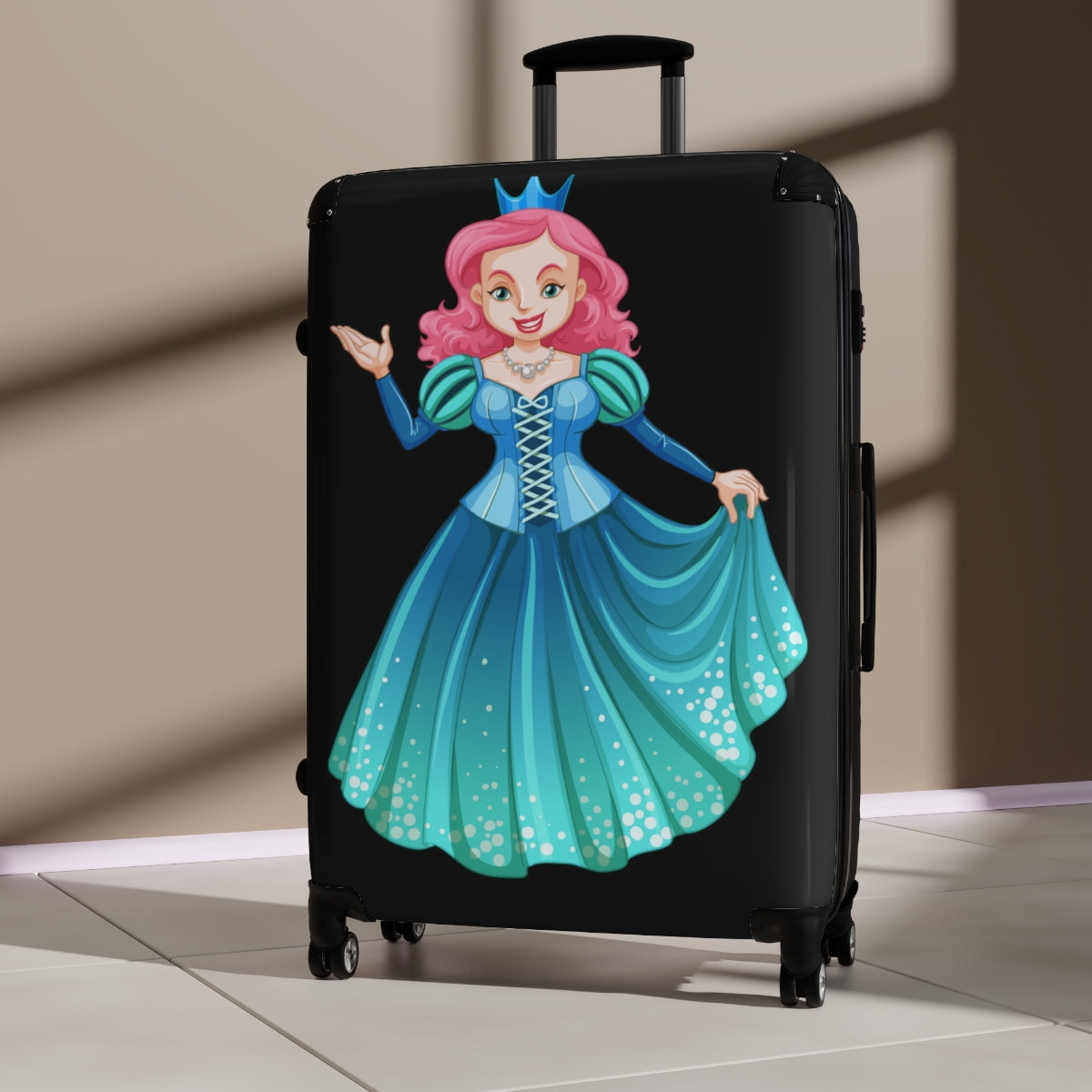 DISNEY PRINCESS SUITCASES LUGGAGE by Artzira, for Girls, All Sizes, Artistic Designs, Double Wheeled Spinner