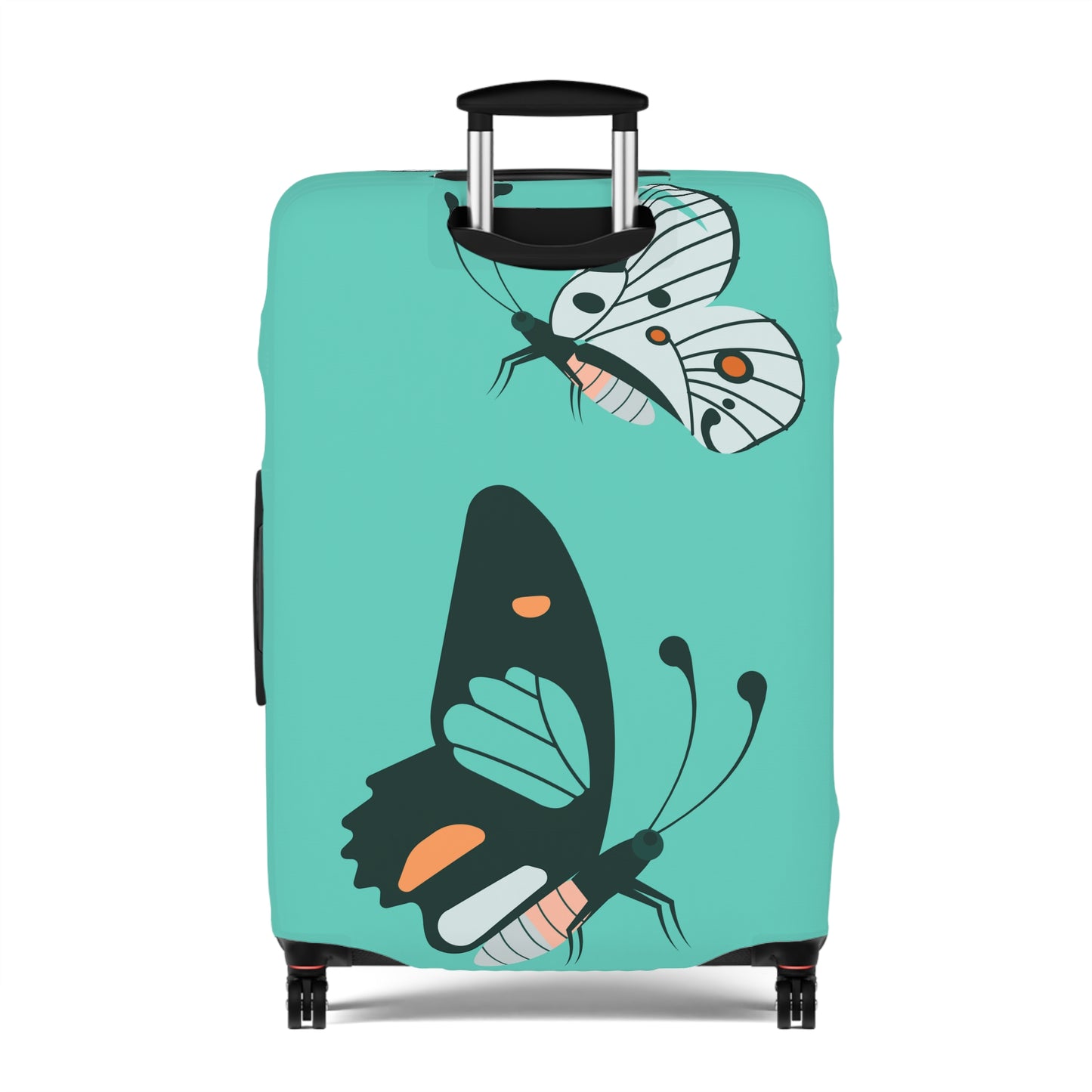 Luggage Cover, Teal Butterfly Luggage Cover in 3 Sizes