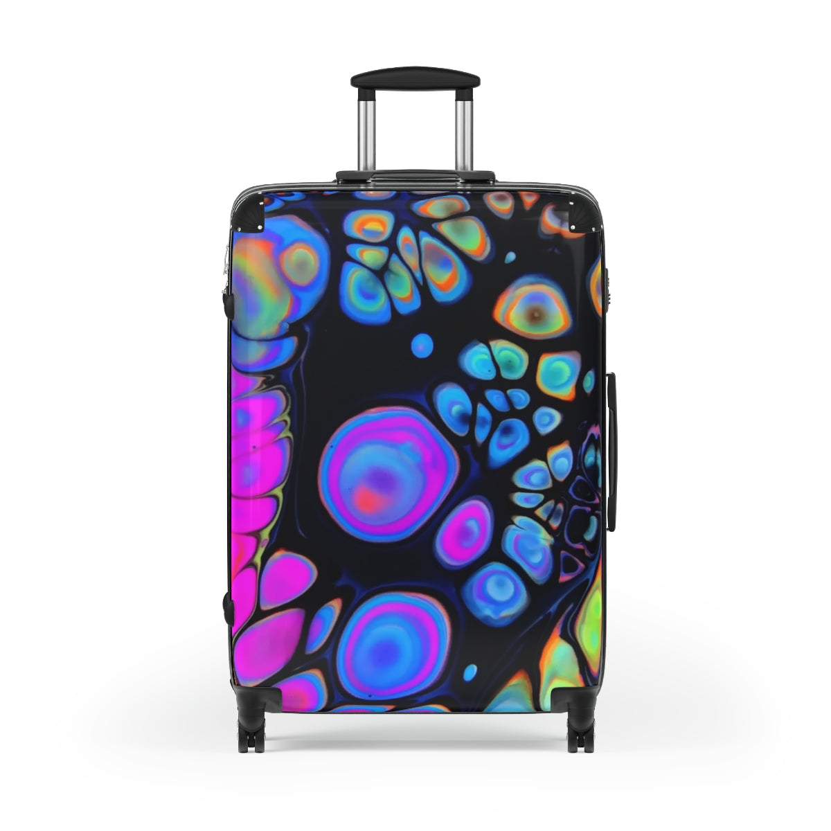 CARRY-ON LUGGAGE ABSTRACT ART SUITCASES BY ARTZIRA, ARTISTIC DESIGNS, DOUBLE WHEELED SPINNER