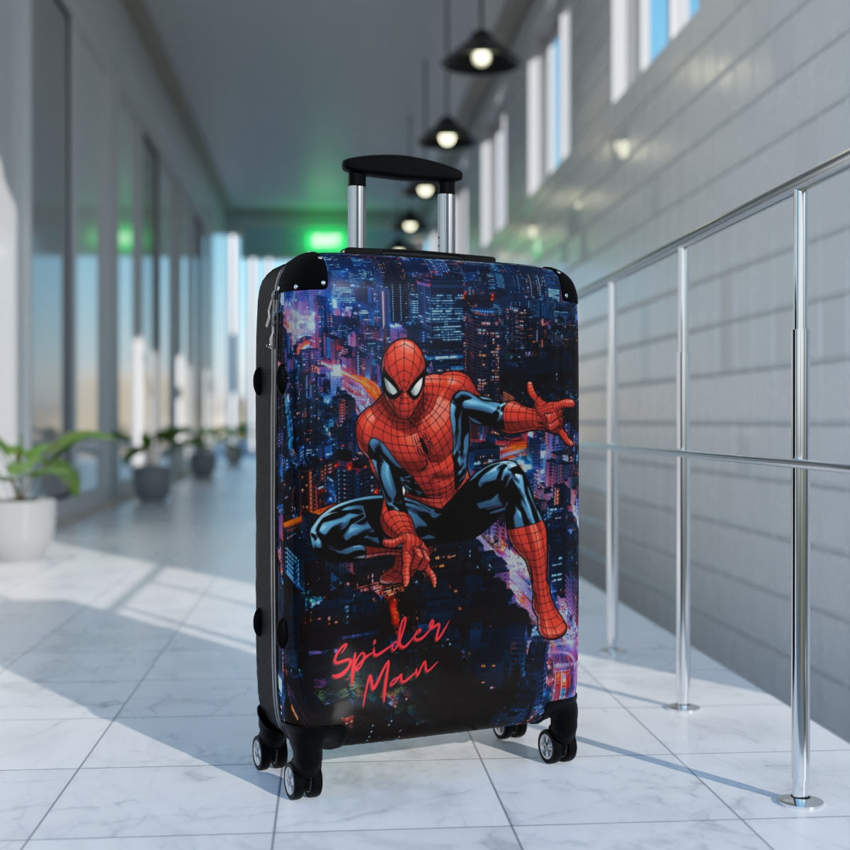 SPIDER MAN CARRY-ON SUITCASE FOR KIDS | LUGGAGE WITH WHEELS |  SPIINNER |  DESIGNER LUGGAGE BY ARTZIRA