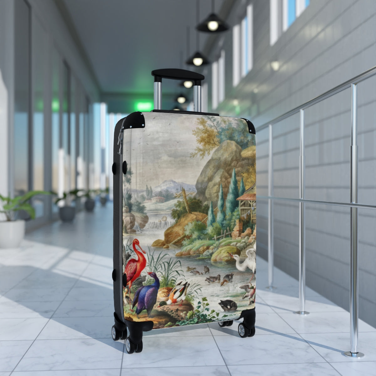 CARRY-ON SUITCASES By Artzira, Original Art Print Cabin Suitcases, All Sizes, Luggage with Wheels, Trolly Travel Bag, Double Wheeled Spinner