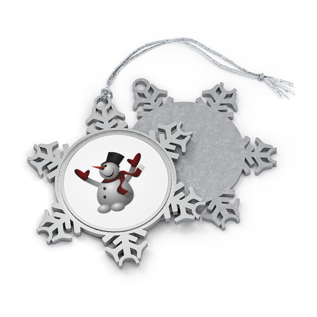 SNOWMAN SNOWFLAKE ORNAMENT