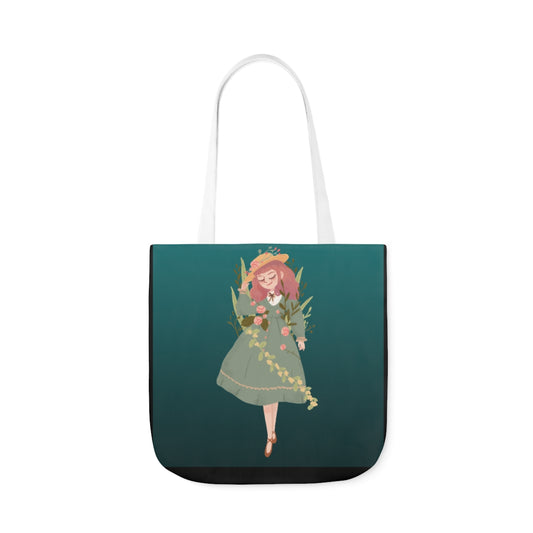 POLYESTER CANVAS TOTE  BAG, TOTE BAG FOR GIRLS