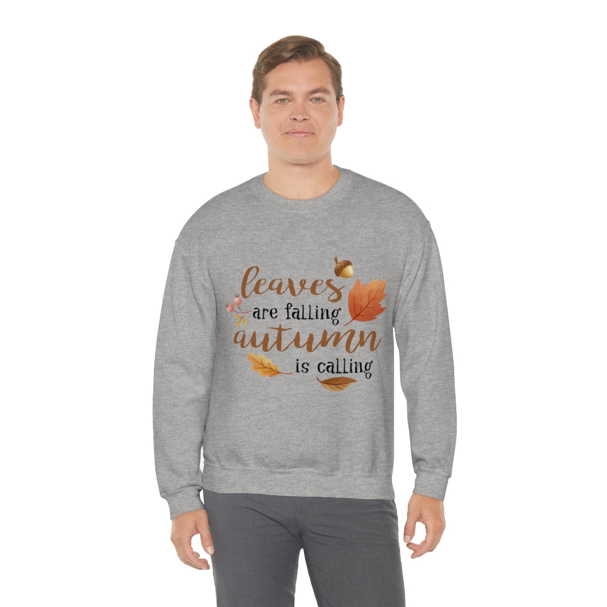 FALL SWEATSHIRT, Leaves are Falling Autumn is Calling, Autumn Seweatshirt, Unisex Fall Crewneck Sweatshirt, Halloween Party Shirt