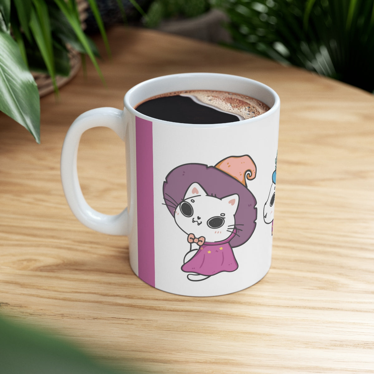 Ceramic Mug 11oz, Cat Mug, Gift for Cat Lovers