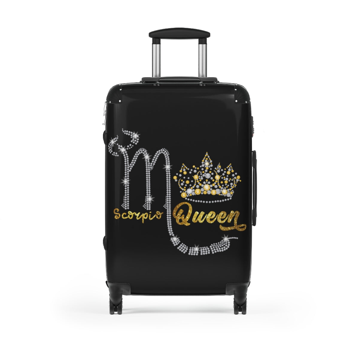 CARRY-ON LUGGAGE | Scorpio Queen Zodiac Women | Artzira | Cabin Suitcases Set | Trolly Travel Bags | 4 Wheeled Spinners