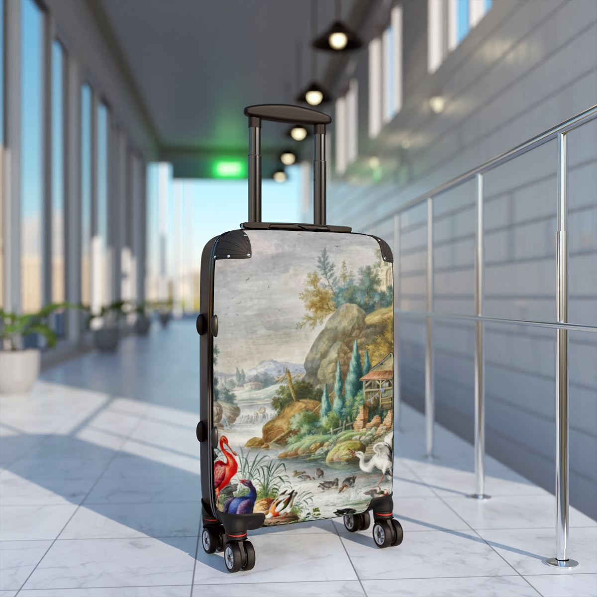 CARRY-ON SUITCASES By Artzira, Original Art Print Cabin Suitcases, All Sizes, Luggage with Wheels, Trolly Travel Bag, Double Wheeled Spinner