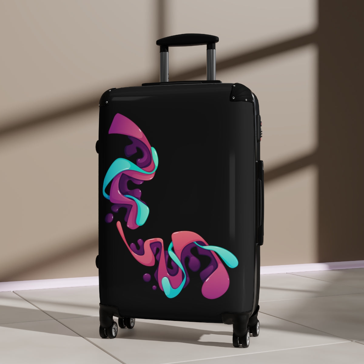  CARRY-ON LUGGAGE, ARTISTIC DESIGN, CABIN SUITCASE AND CHECK IN LUGGAGE, LUGGAGE FOR WOMEN, MEN