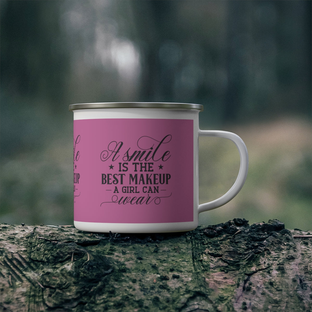 Enamel Camping Mug, Girls Qoute Mug, Gift for Girl Friends, Daughters