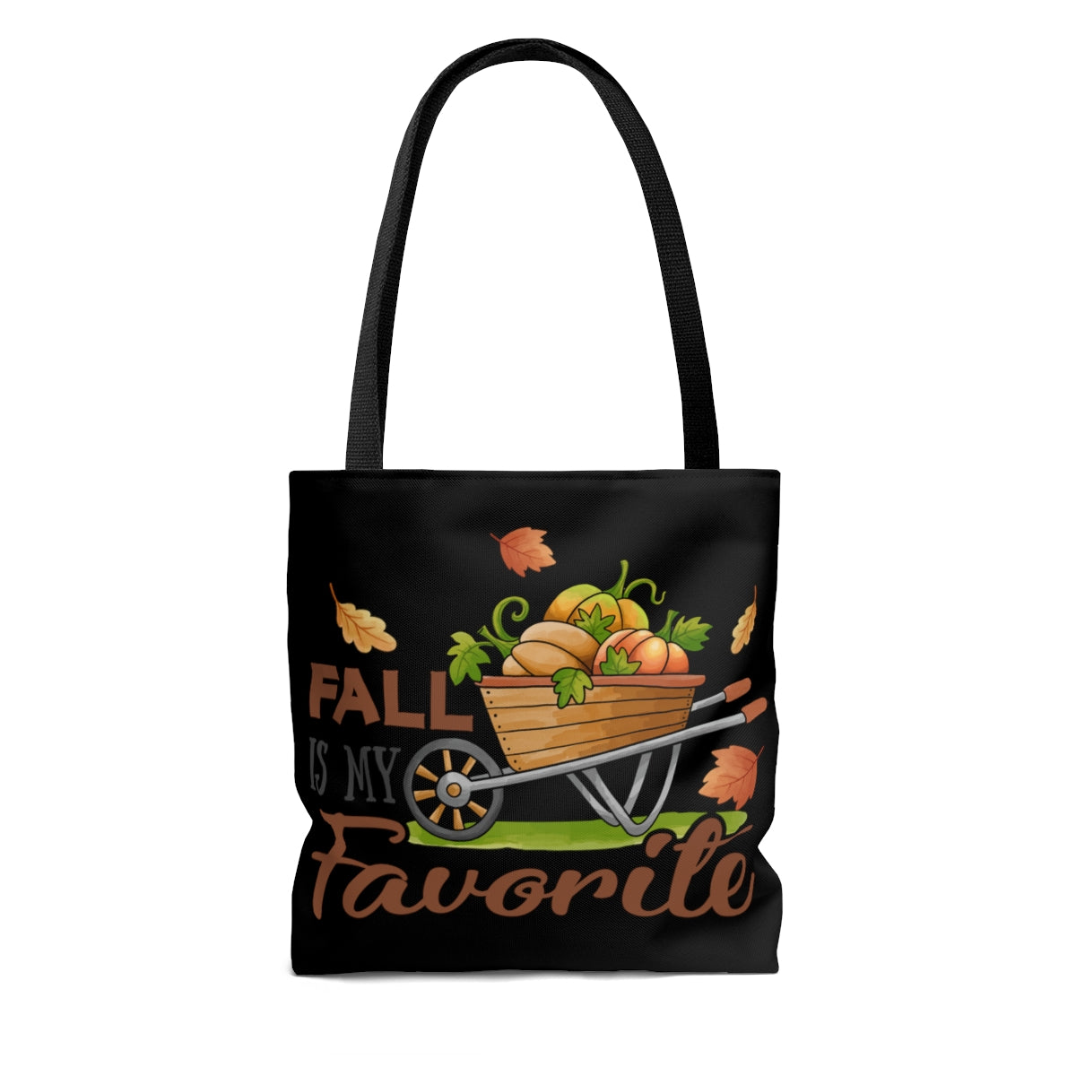 TOTE BAG, FALL IS MY FAVORITE, POLYESTER TOTE BAG | ARTZIRA