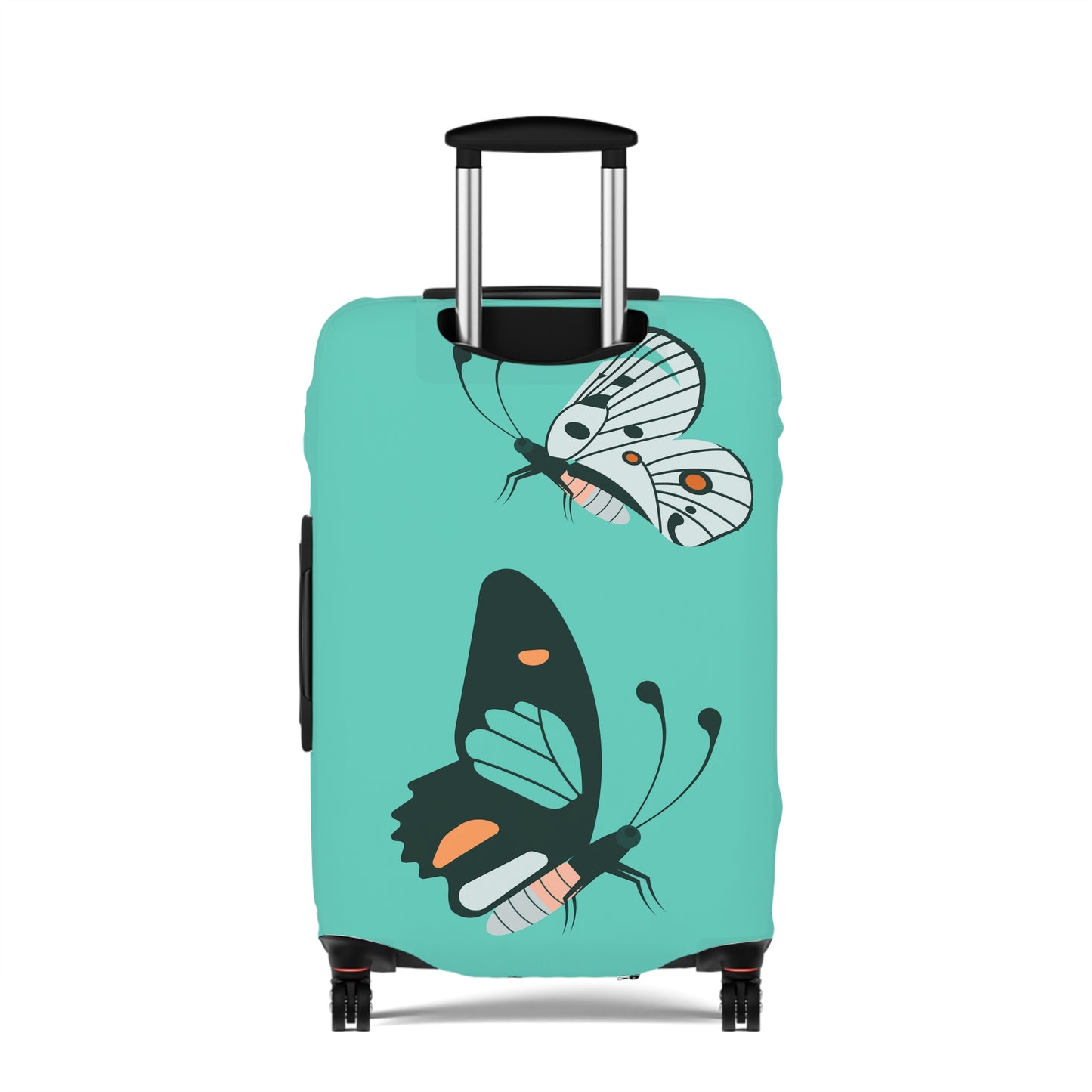 Luggage Cover, Teal Butterfly Luggage Cover in 3 Sizes