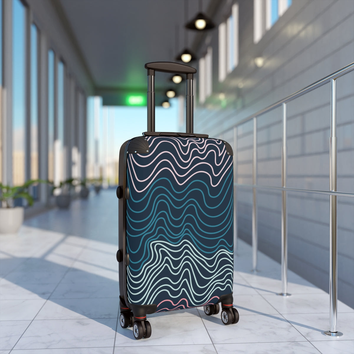  CABIN SUITCASE LUGGAGE BY ARTZIRA, BEST CARRY-ON, ALL SIZES, DOUBLE WHEELED SPINNER