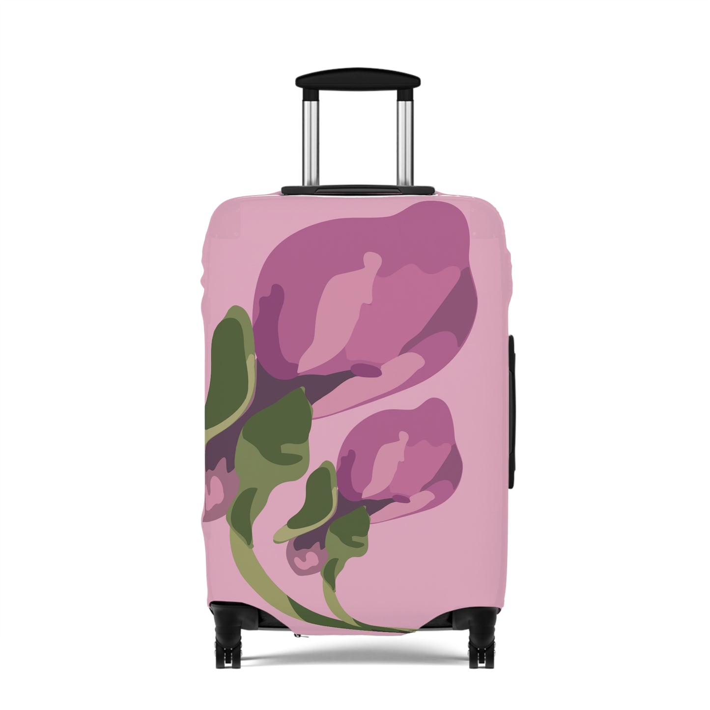 Luggage Cover, Pink Floral Luggage Cover 3 Sizes