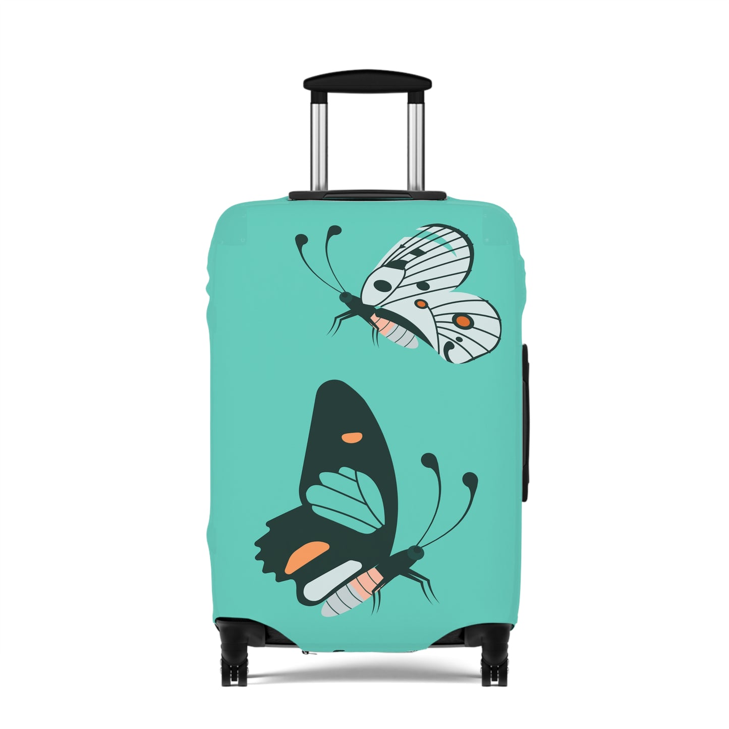 Luggage Cover, Teal Butterfly Luggage Cover in 3 Sizes