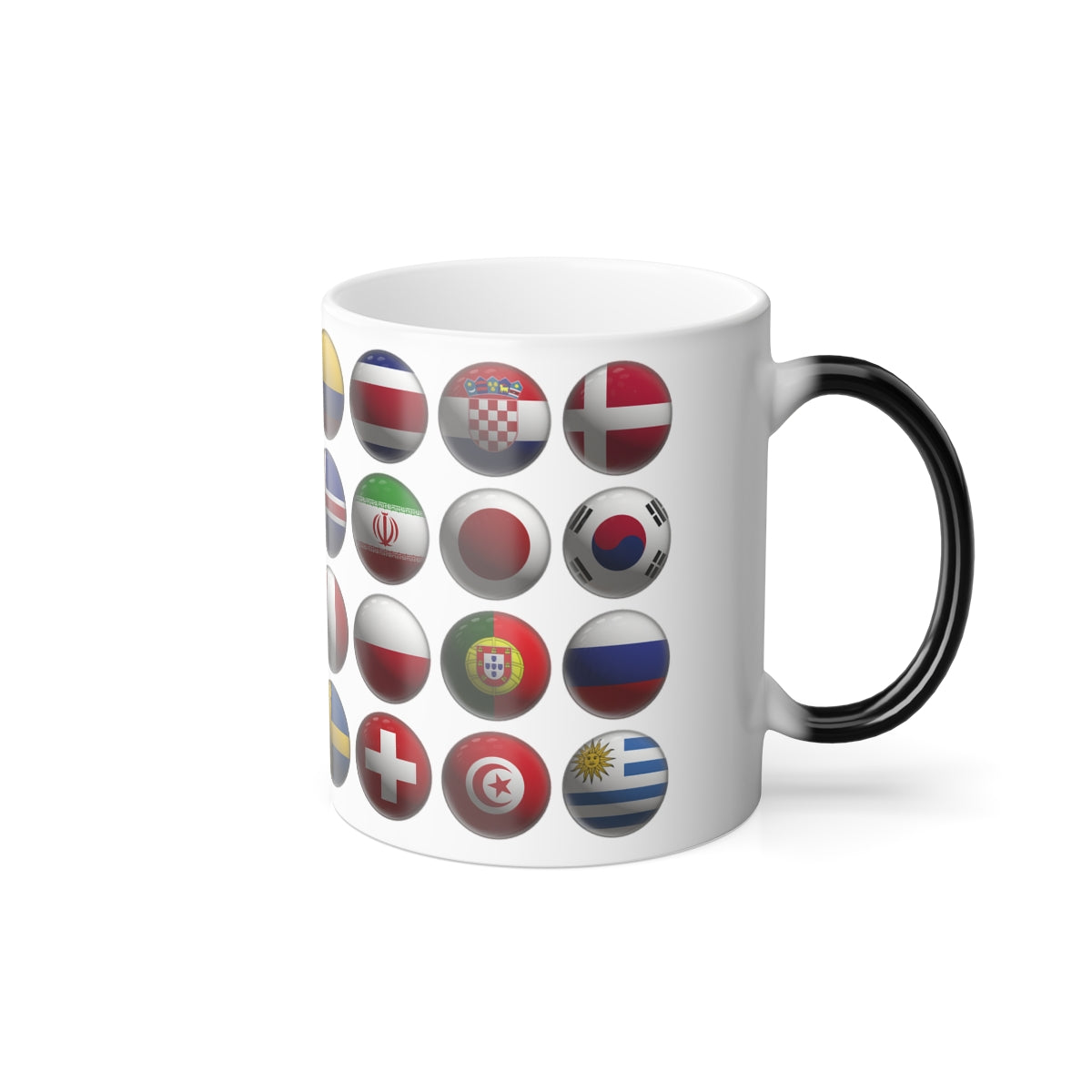 FOOTBALL WORLD CUP QATAR MUG, Color Morphing Mug, 11oz