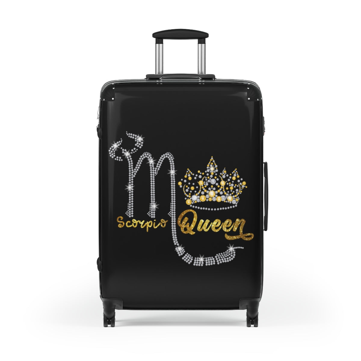 CARRY-ON LUGGAGE | Scorpio Queen Zodiac Women | Artzira | Cabin Suitcases Set | Trolly Travel Bags | 4 Wheeled Spinners