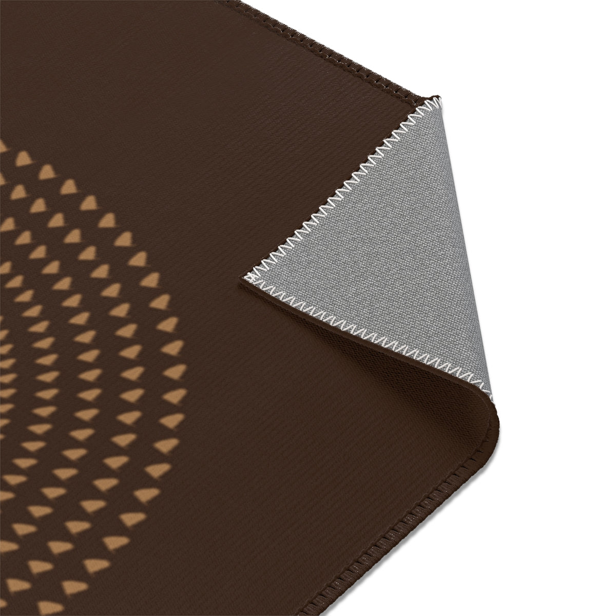 MODERN ART COFFEE BROWN AREA RUGS