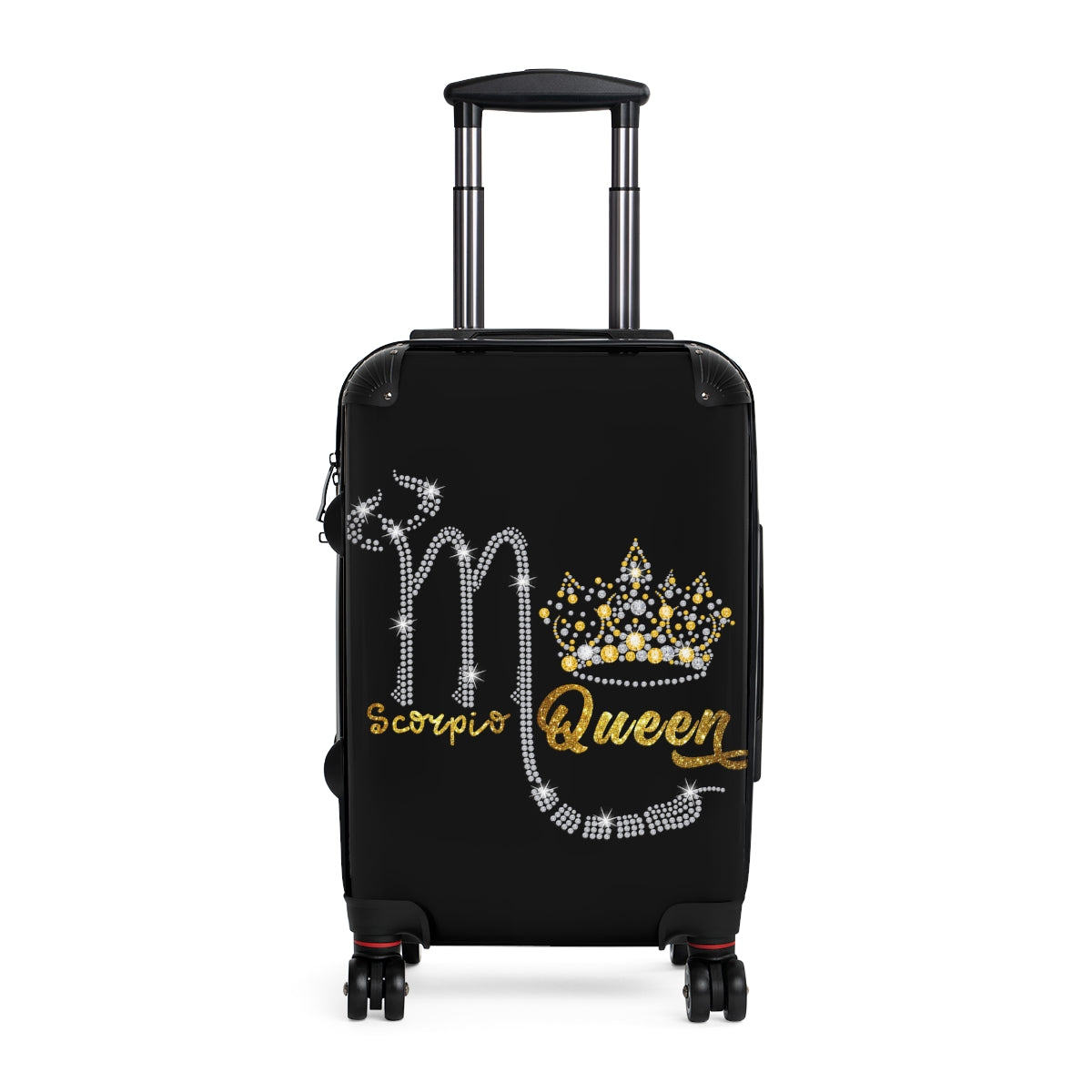 CARRY-ON LUGGAGE | Scorpio Queen Zodiac Women | Artzira | Cabin Suitcases Set | Trolly Travel Bags | 4 Wheeled Spinners