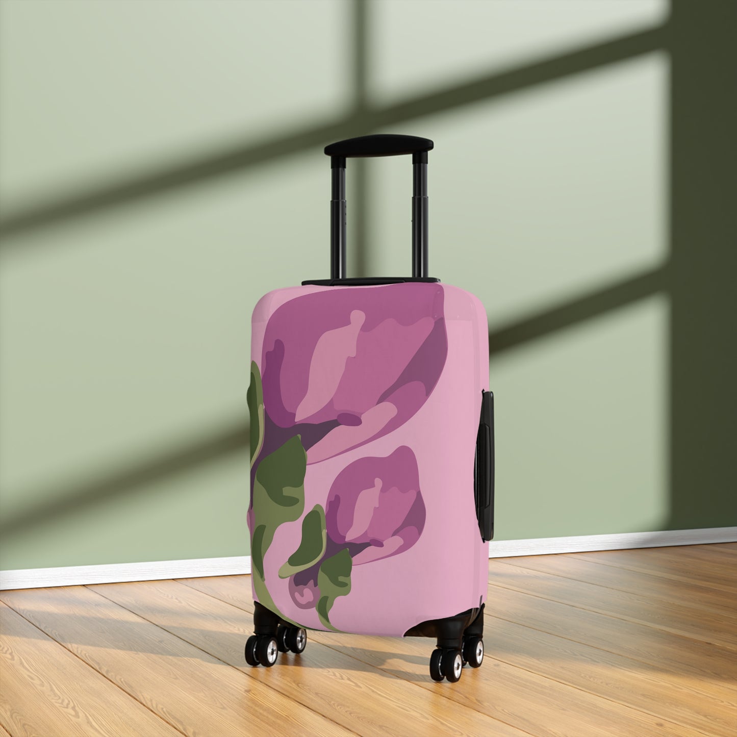 Luggage Cover, Pink Floral Luggage Cover 3 Sizes