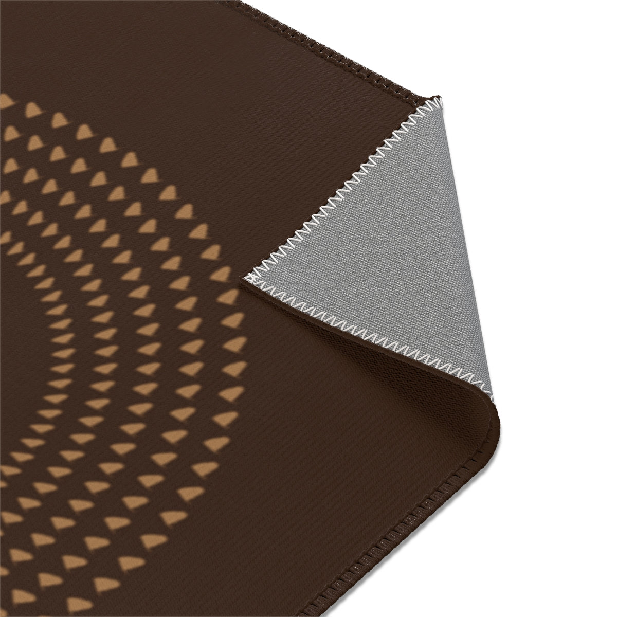 MODERN ART COFFEE BROWN AREA RUGS