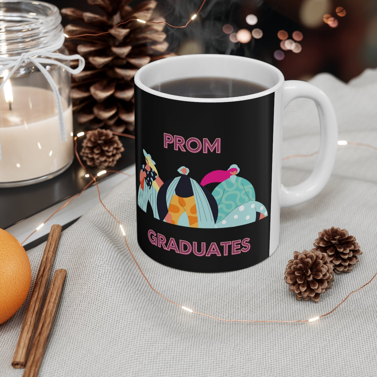 Graduates Coffee Mug, Ceramic Mug 11oz, Prom Gift