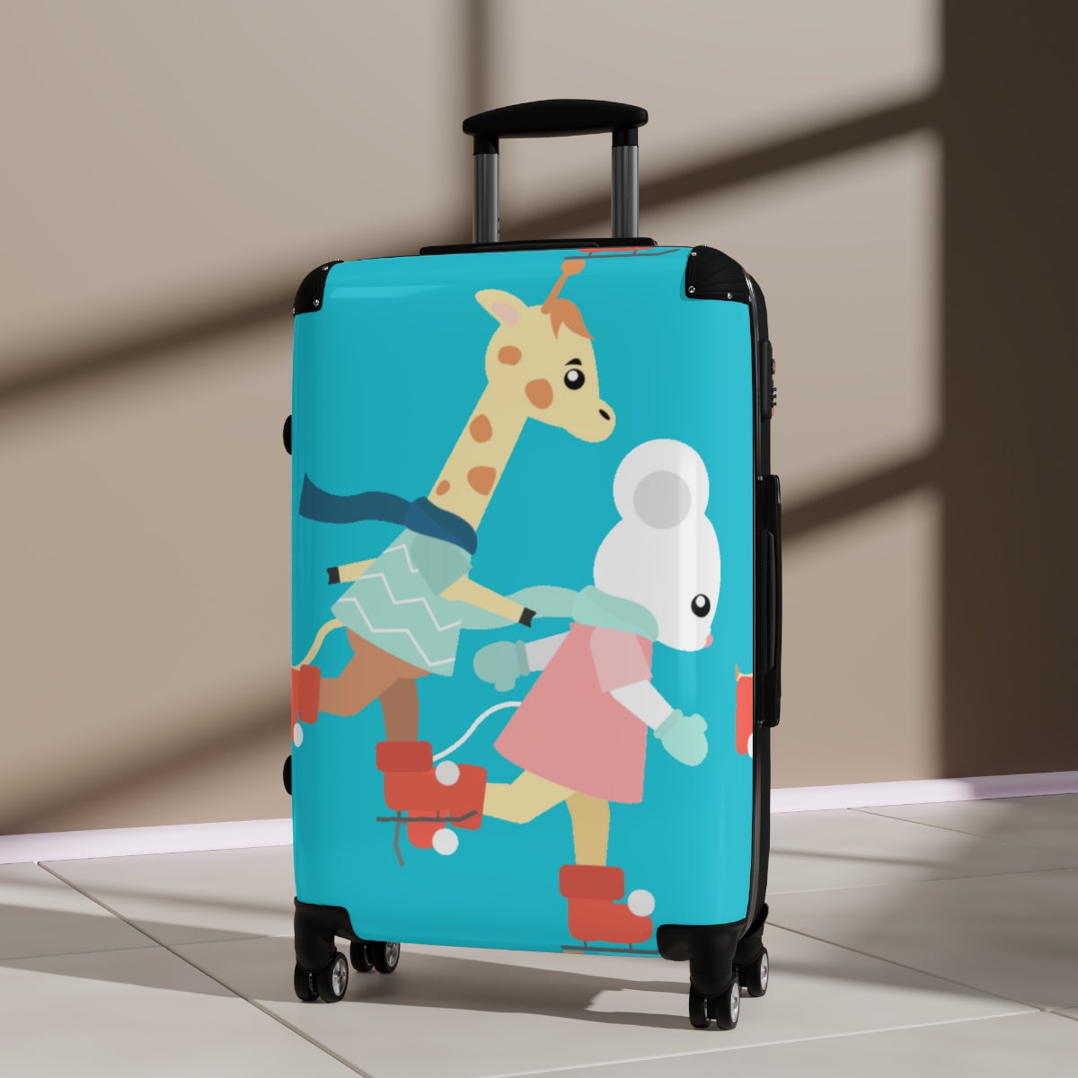 CARRY-ON FOR KIDS TEENS, CABIN SUITCASES  FOR SKATERS, SPORTSMEN, STUDENTS. LUGGAGE BY ARTZIRA, HOLIDAY BAGS, ARTISTIC DESIGNS, DOUBLE WHEELED SPINNER