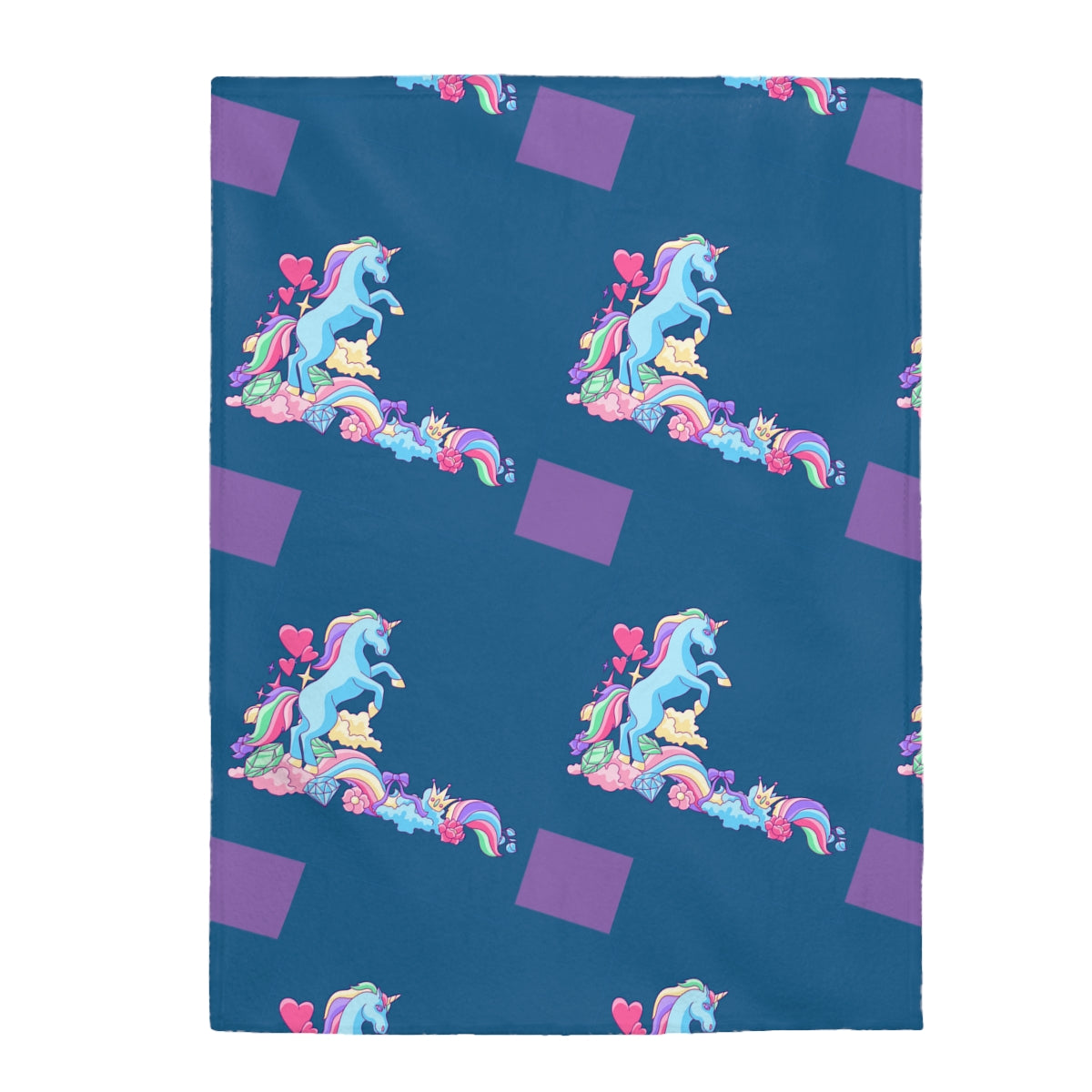 Kids Blankets Personalised, Unicorn Theme Throw Blanket, Plush Super Soft Cozy Throw Blankets 3 Sizes